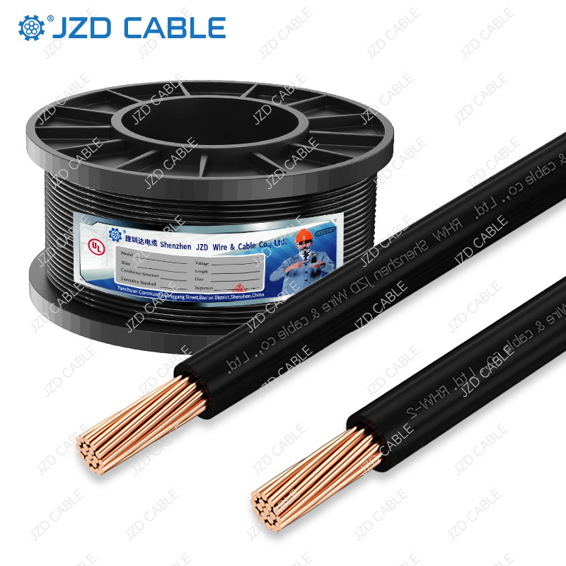 建圳达 XHHW-2 单芯线 | 600V 交联聚乙烯铜芯线 | 90℃干湿环境专用​