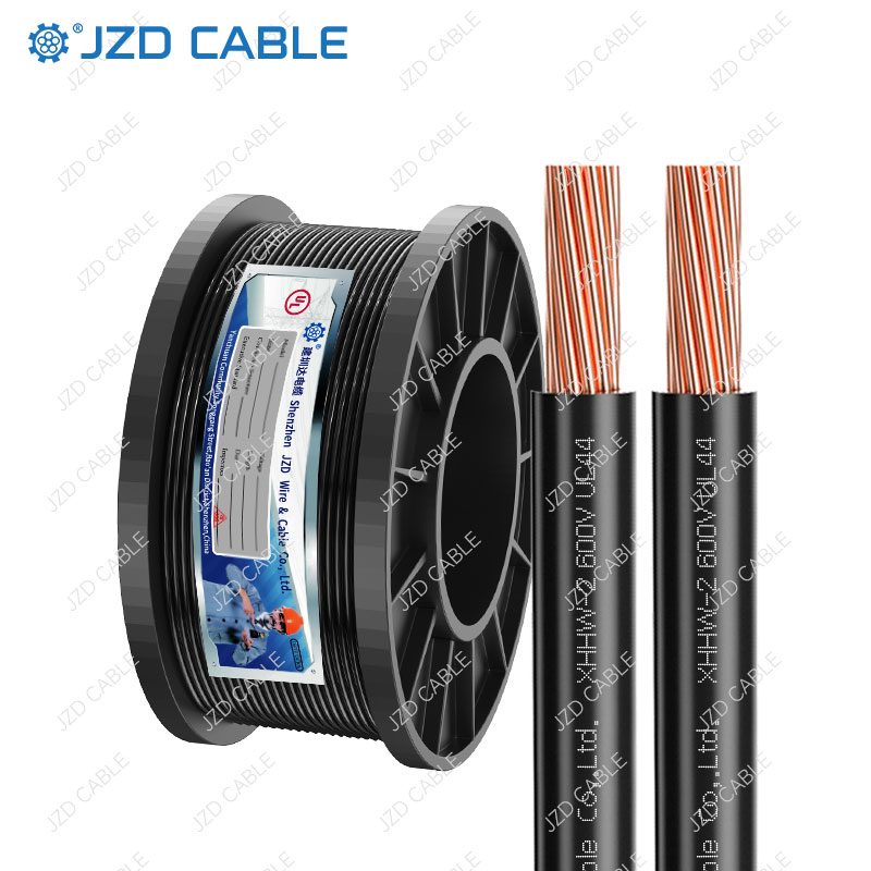 建圳达 XHHW-2 单芯线 | 600V 交联聚乙烯铜芯线 | 90℃干湿环境专用​