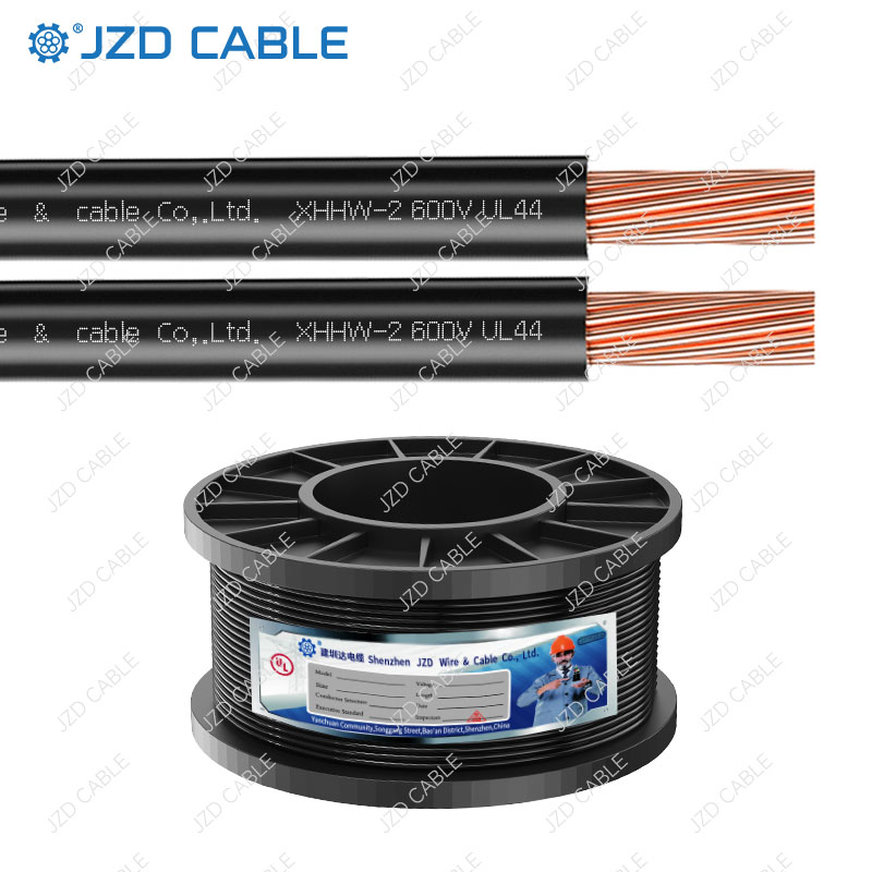 建圳达 XHHW-2 单芯线 | 600V 交联聚乙烯铜芯线 | 90℃干湿环境专用​