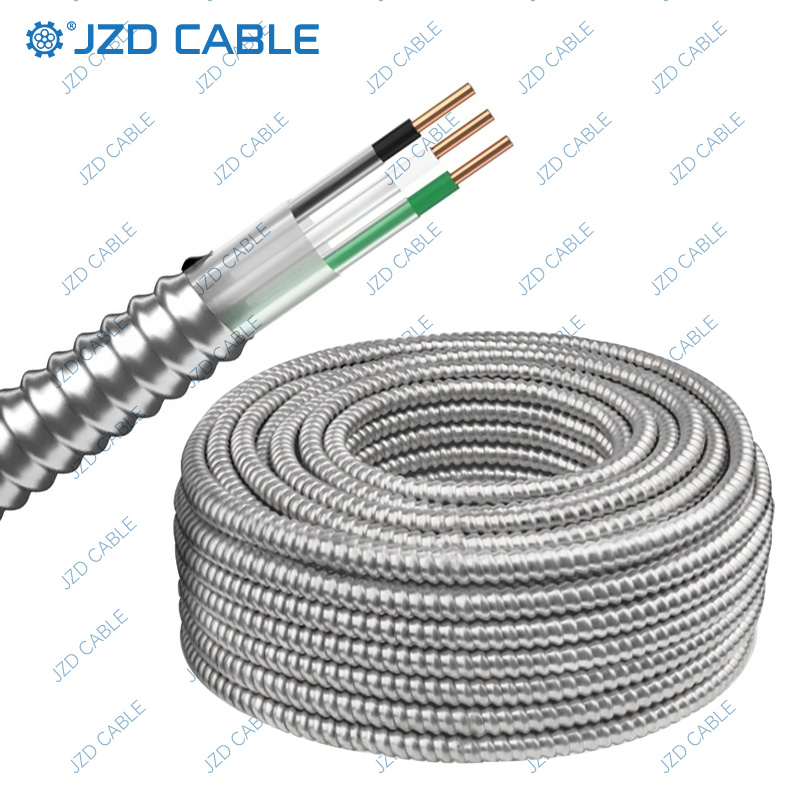 美标UL认证 600V铝连锁铠装MC Cable尼龙护套电缆