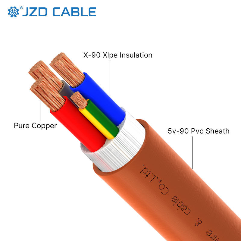 SAA 澳大利亚标准多芯 X-HF-100绝缘  HFS-110-TP 护套 Elastomer Cable 110°C电力电缆