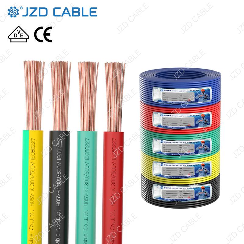 H05V-K与H07V-K电缆对比详解：电压差异、应用场景与选型指南