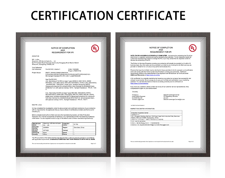 XHHW-2 Certification